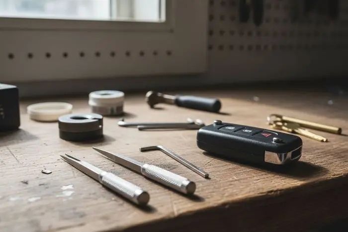 Car key-cutting and programming tools used by Fast Valdosta Locksmith